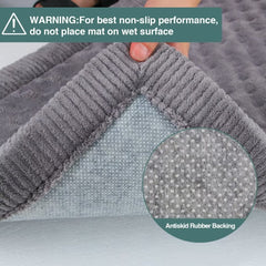 PAGGED almohadilla lavable a máquina para jaula de perro gris