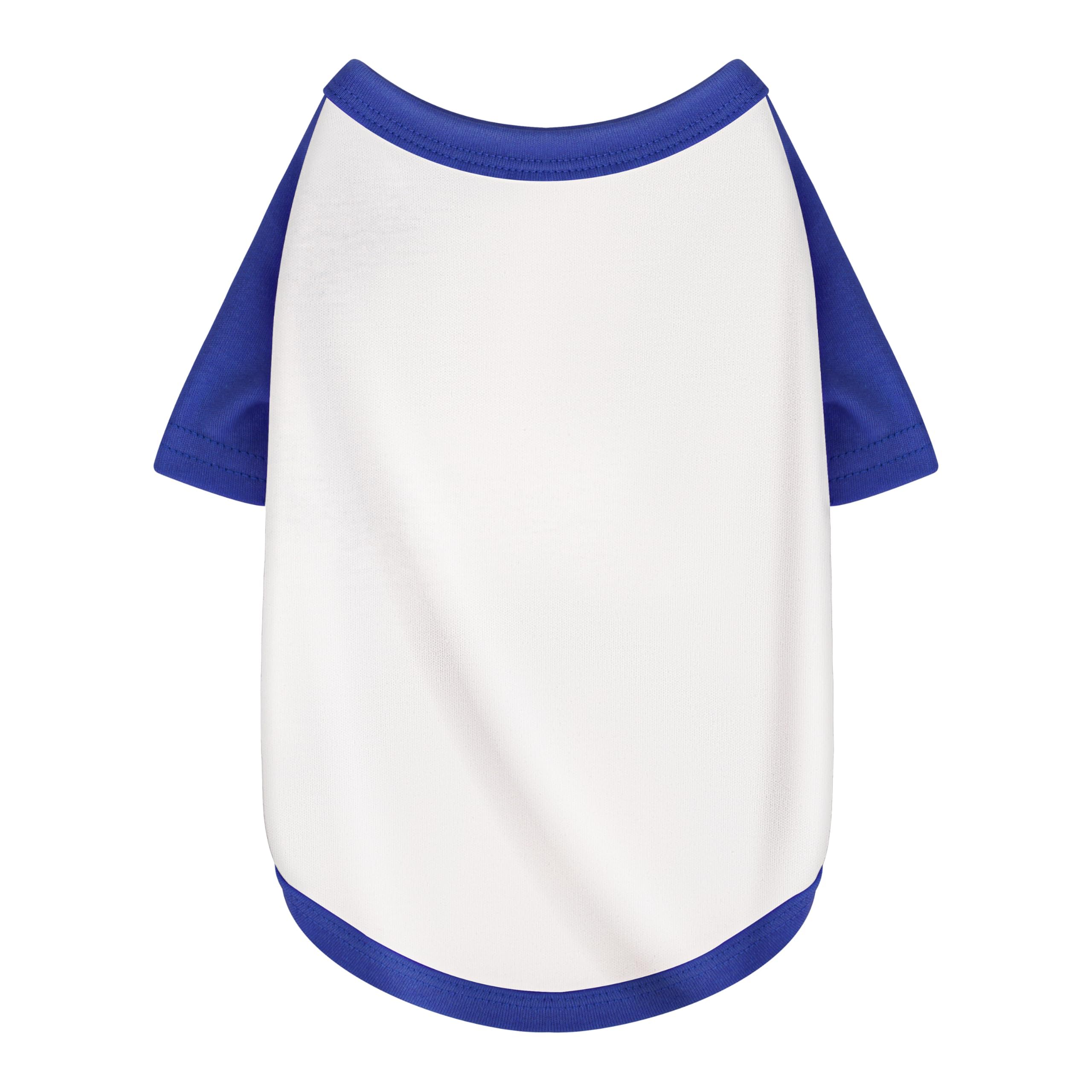 Paiaite camisa para perro bloque de color blanco, vista frontal para paseo cómodo