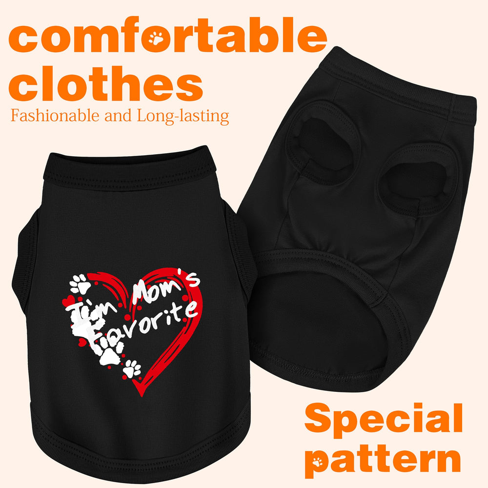 Paiaite camiseta de algodón suave, tela transpirable para perros activos