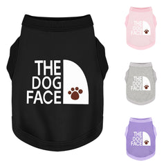 Camiseta Paiaite negra para perro, frente con rostro del perro, ideal para estilo diario