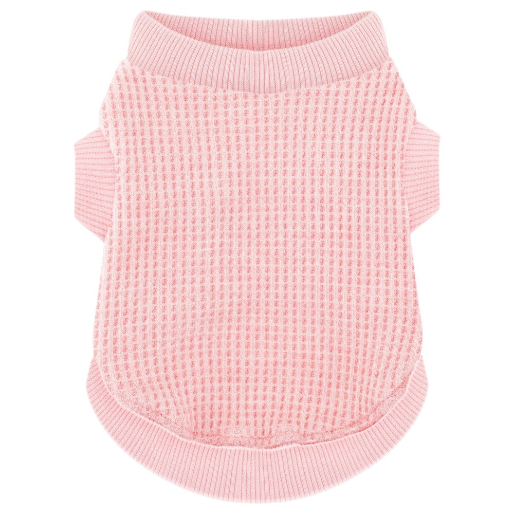 Paiaite camiseta perro pequeno rosa estirable para paseos comodos