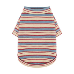 Paiaite camiseta para perro con rayas, lista para paseos diarios.