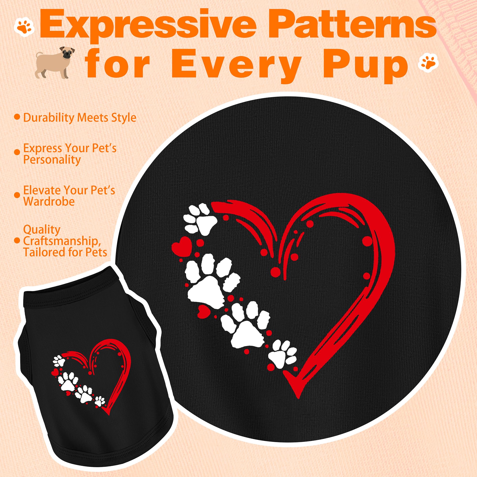 Paiaite camiseta canina sin mangas, ajuste cómodo para perros activos
