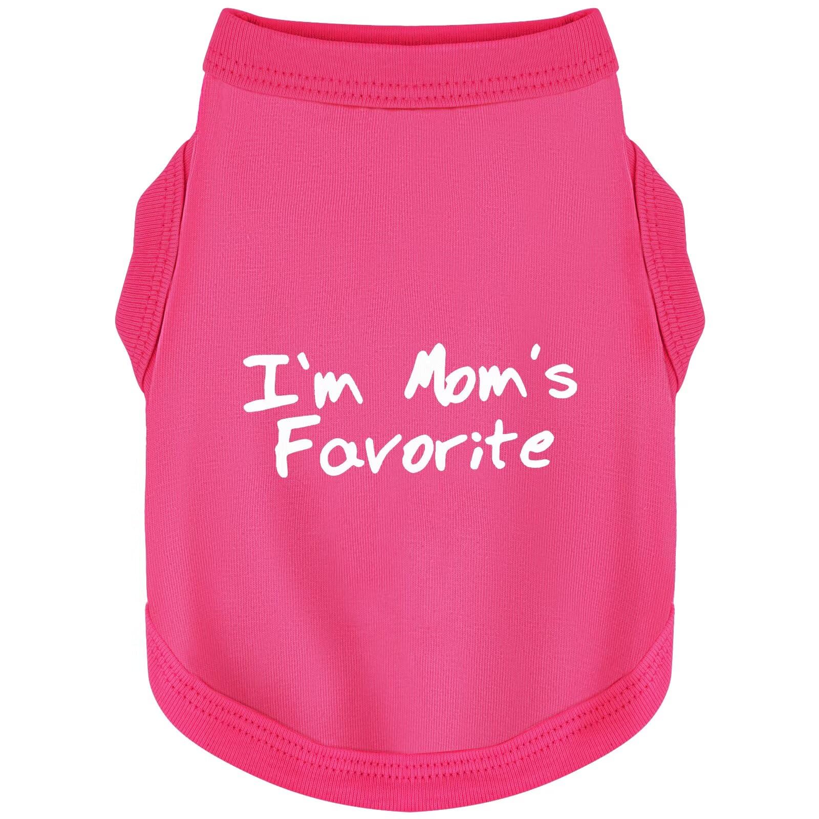 Paiaite camiseta para perro sin manga rosa intenso, comodidad para paseos diarios.