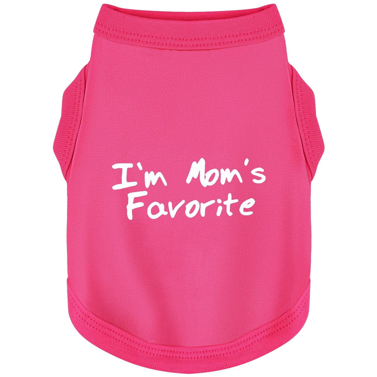 Paiaite camiseta para perro sin manga rosa intenso, comodidad para paseos diarios.