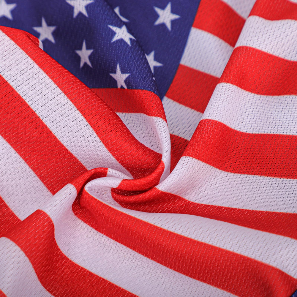 Paiaite chaleco para perro con bandera americana, lavado fácil para uso diario.