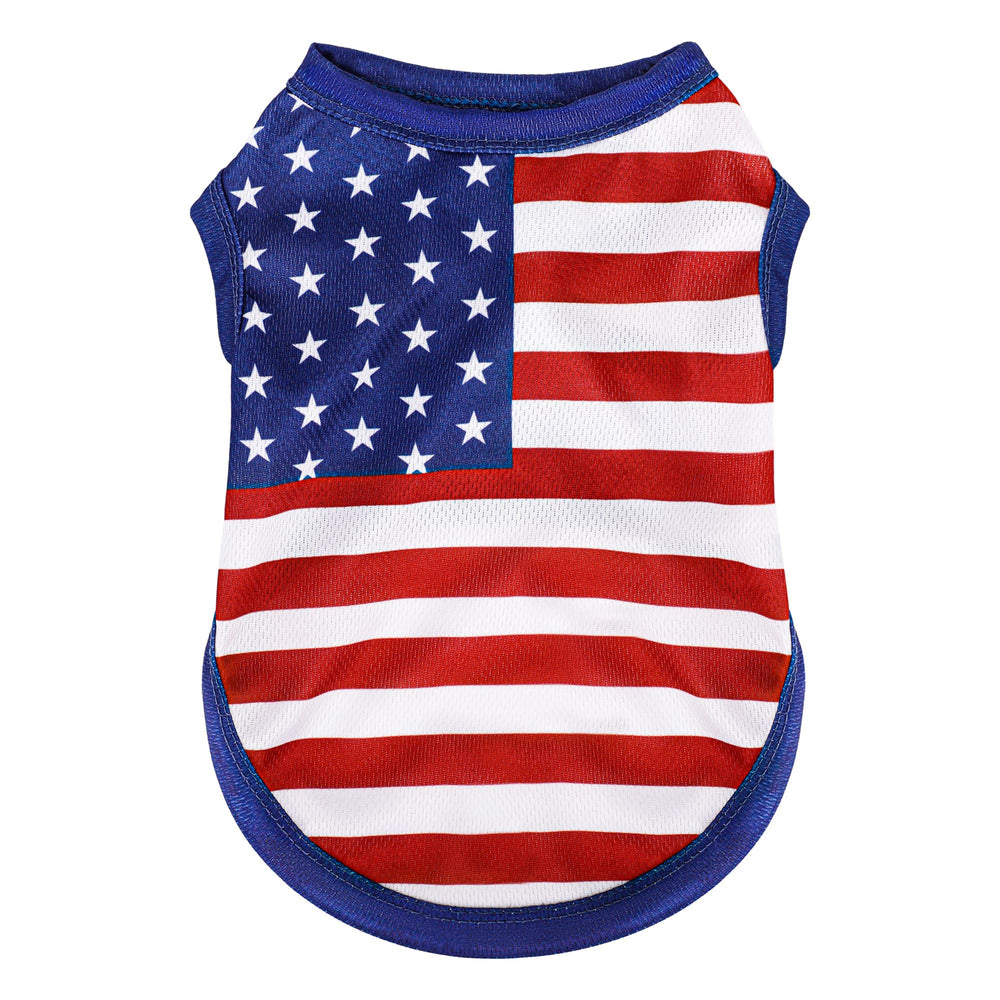 Chaleco Paiaite con bandera, vista frontal, cómodo para paseos diarios.