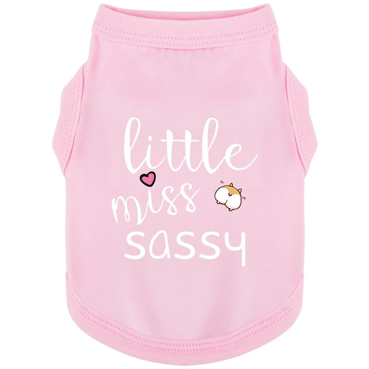 Paiaite chaleco para perro sin mangas con impresión pequeña-atrevida en rosa, ideal para paseos cómodos.