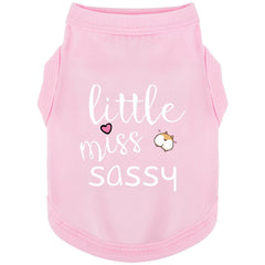 Paiaite chaleco para perro sin mangas con impresión pequeña-atrevida en rosa, ideal para paseos cómodos.