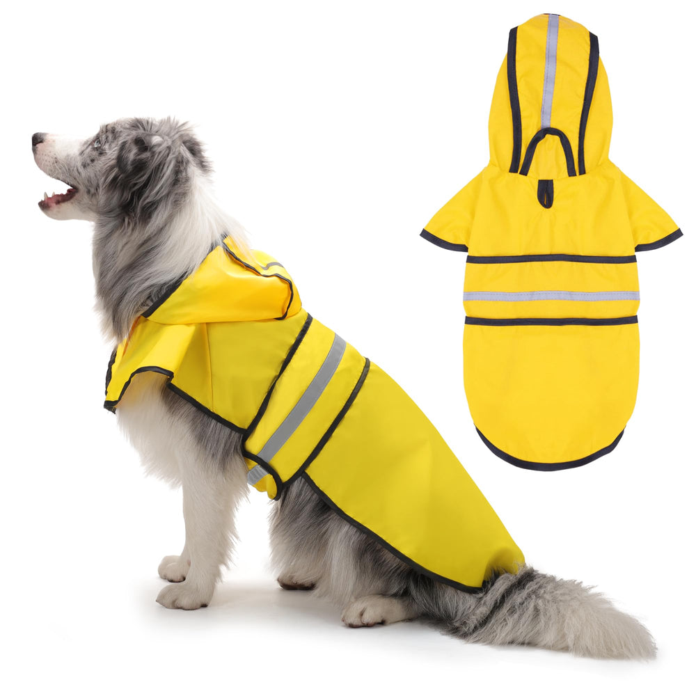 Paiaite chaqueta impermeable con franjas reflectantes mejora visibilidad