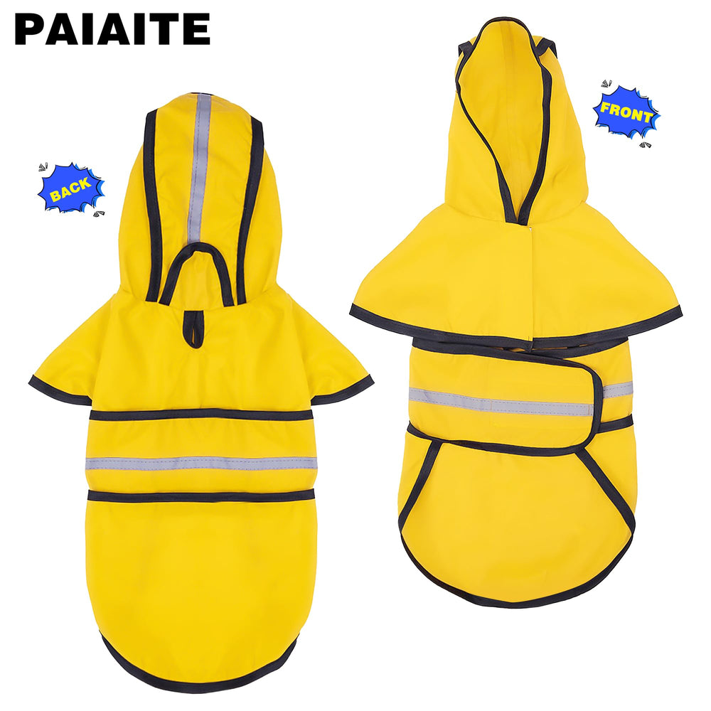 Paiaite abrigo amarillo pato, alta visibilidad para caminatas