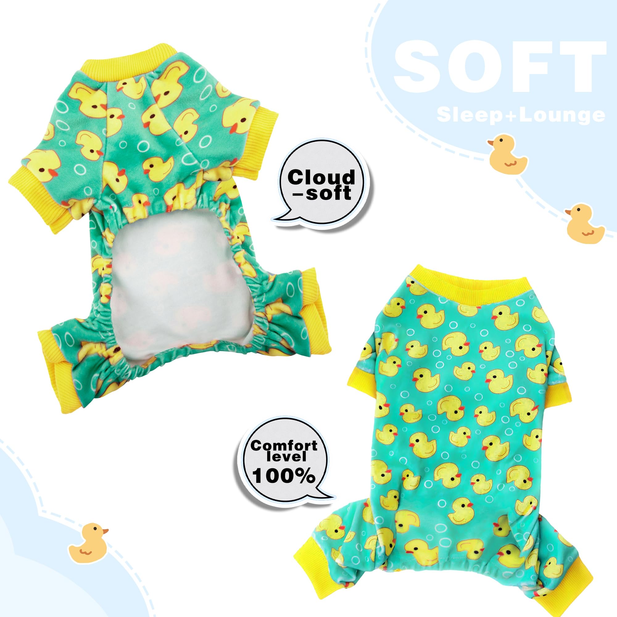 Paiaite pijama canino, diseño adorable para lucir en casa o al aire libre.
