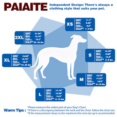 Paiaite prenda recuperación mascotas pequeñas, suave algodón que reduce irritación y roces.