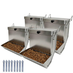 Paiaojia comedero de gravedad para conejos, 4 lb, ideal para uso diario