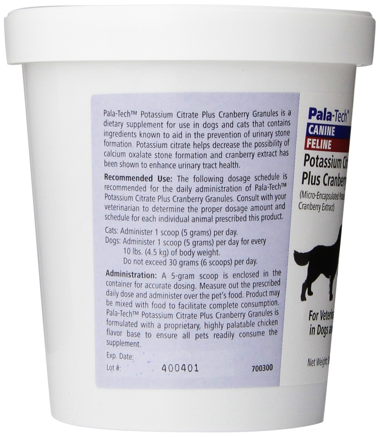 Pala-Tech granulos para tracto urinario de perros, promueven salud urinaria