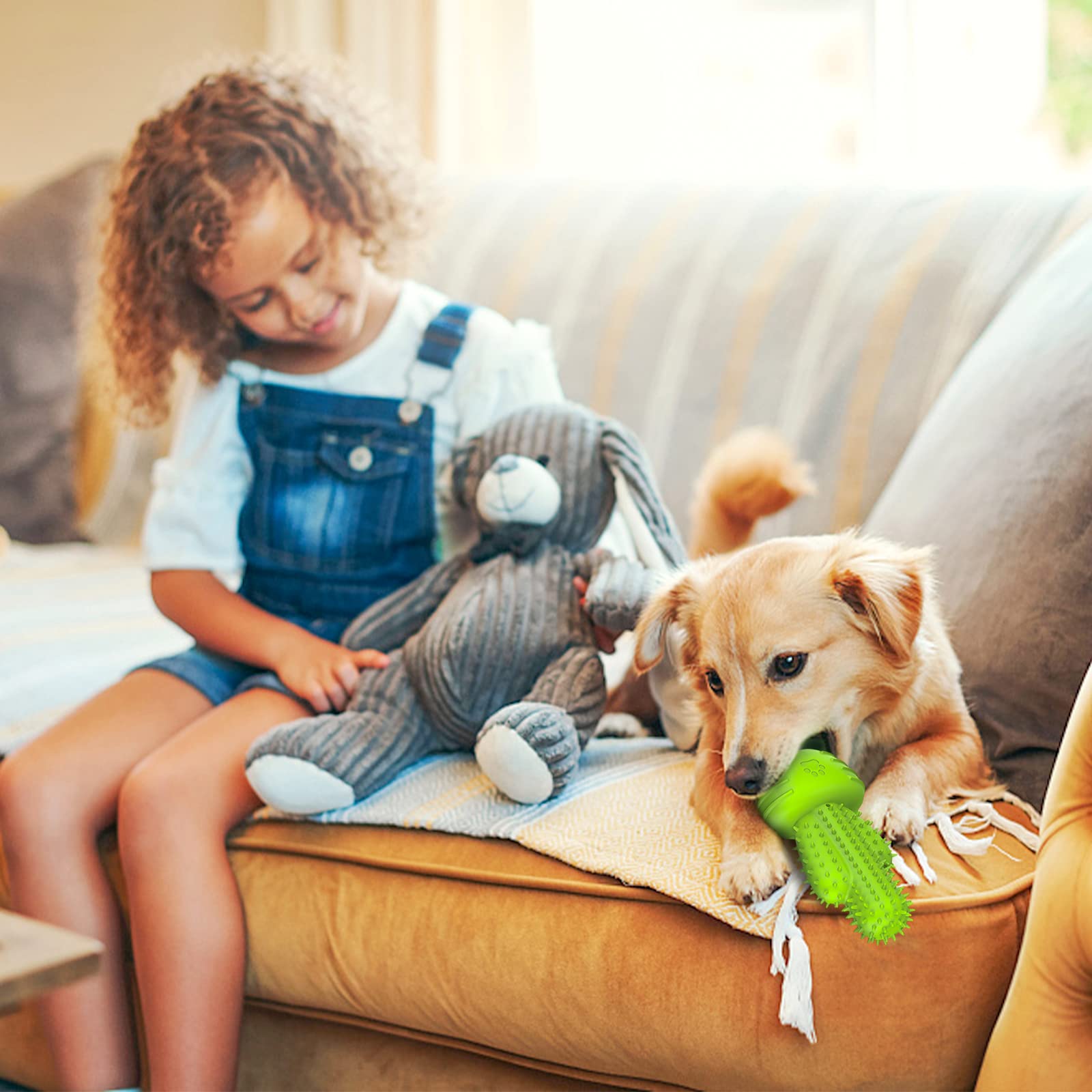 Juguete de dentición suave Pamlulu para cachorros en casa