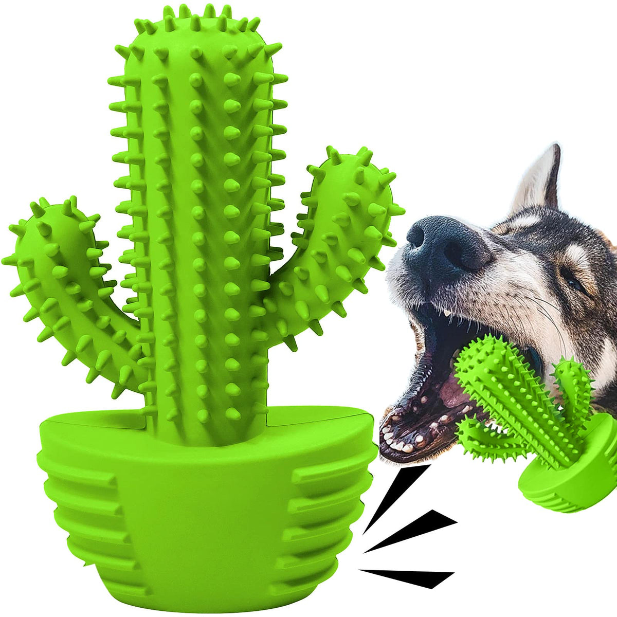 Pamlulu juguete dental para perros, promueve limpieza durante el juego.