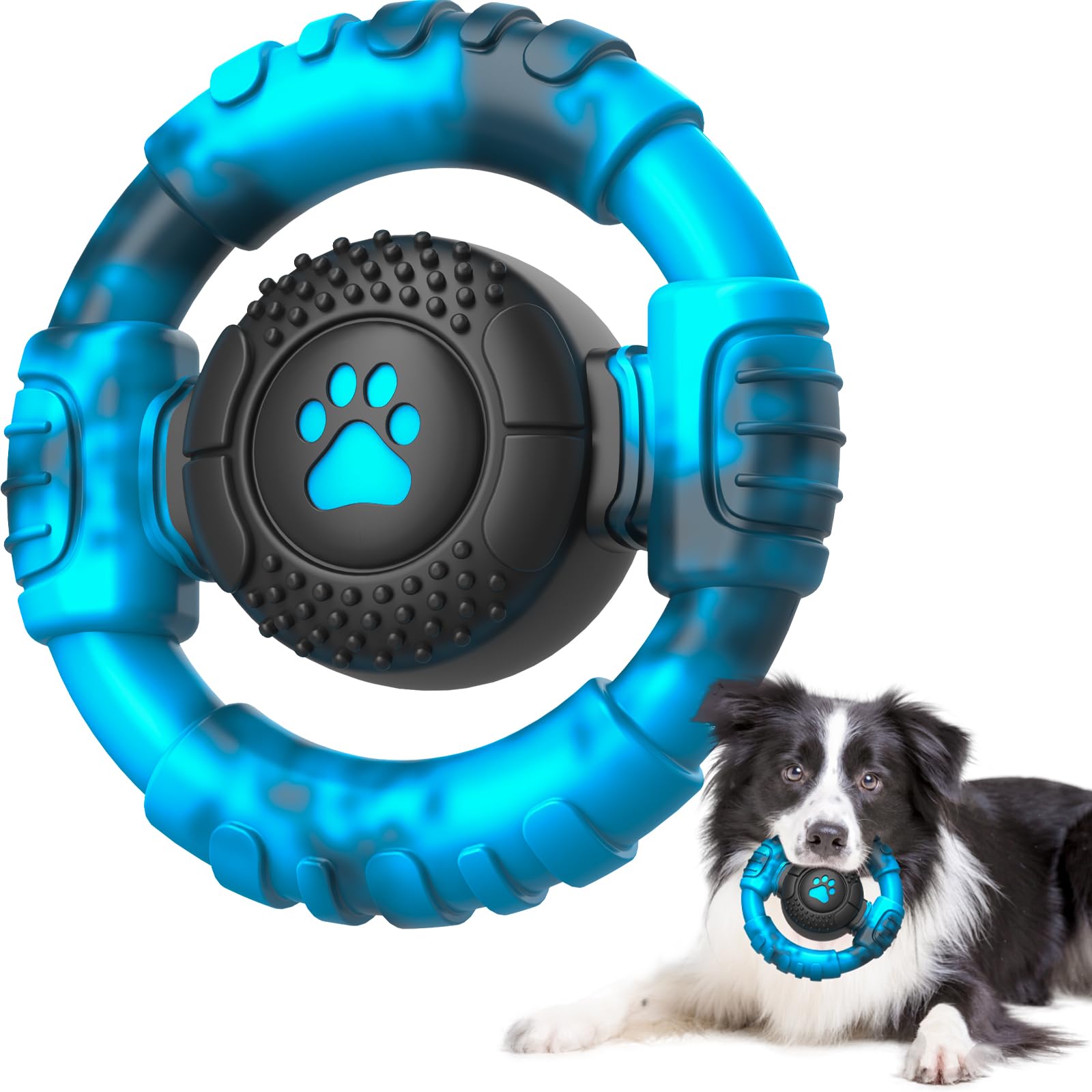 Pamlulu Juguete Perro Duro Grande para mordidas fuertes, ideal para perros grandes.