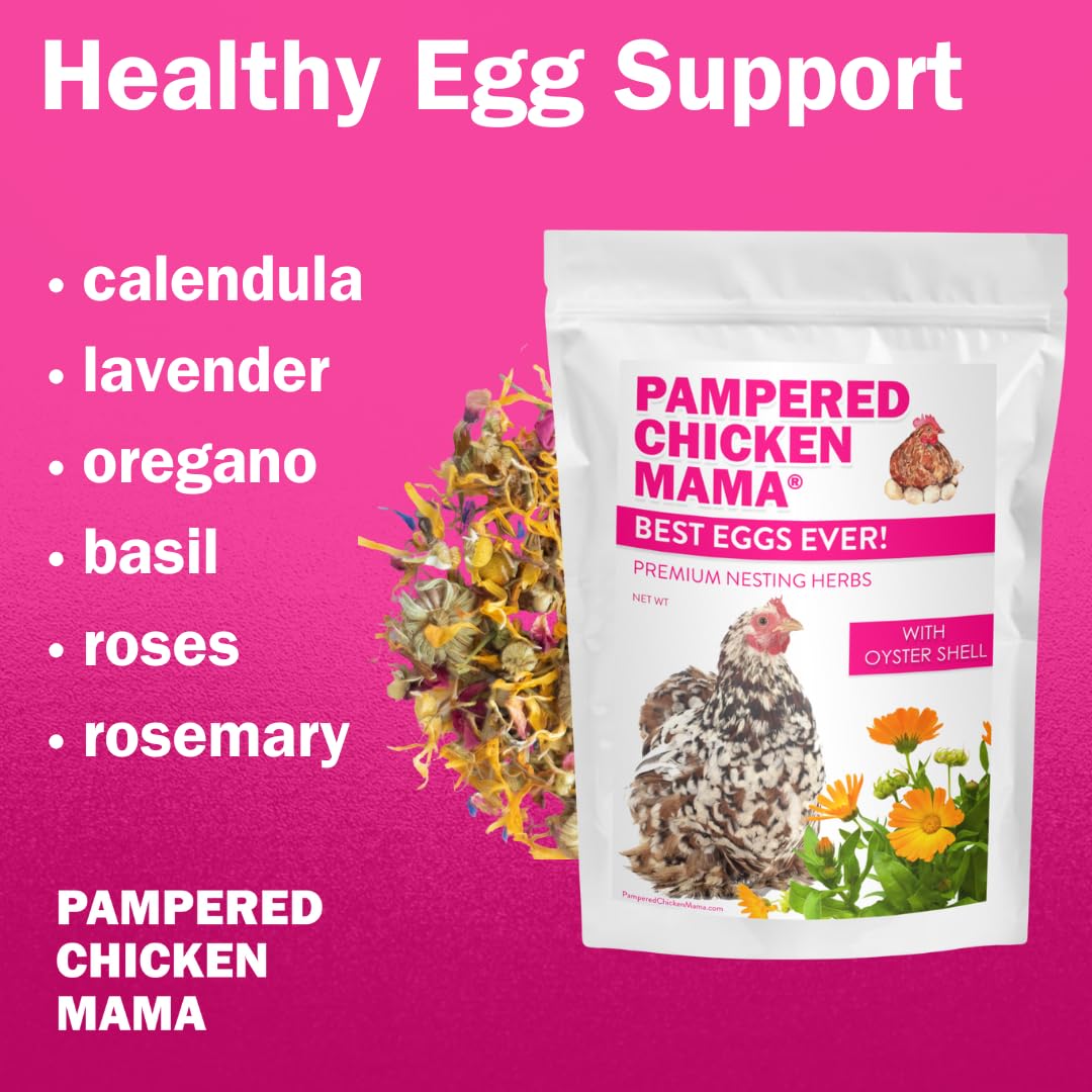 Pampered Chicken Mama: fragancia floral que perfuma el coop y atrae a las gallinas.