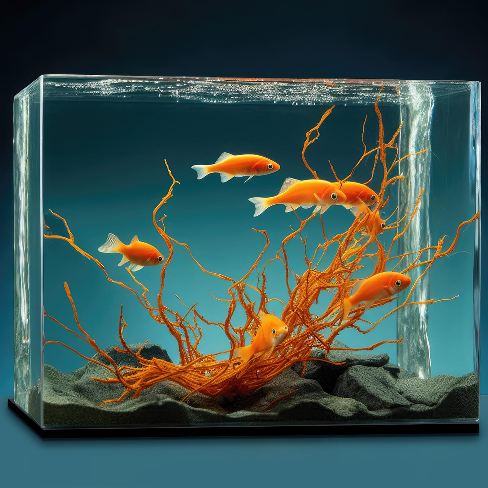 Pangda instalación fácil en acuario, ajustable a formas y tamaños.