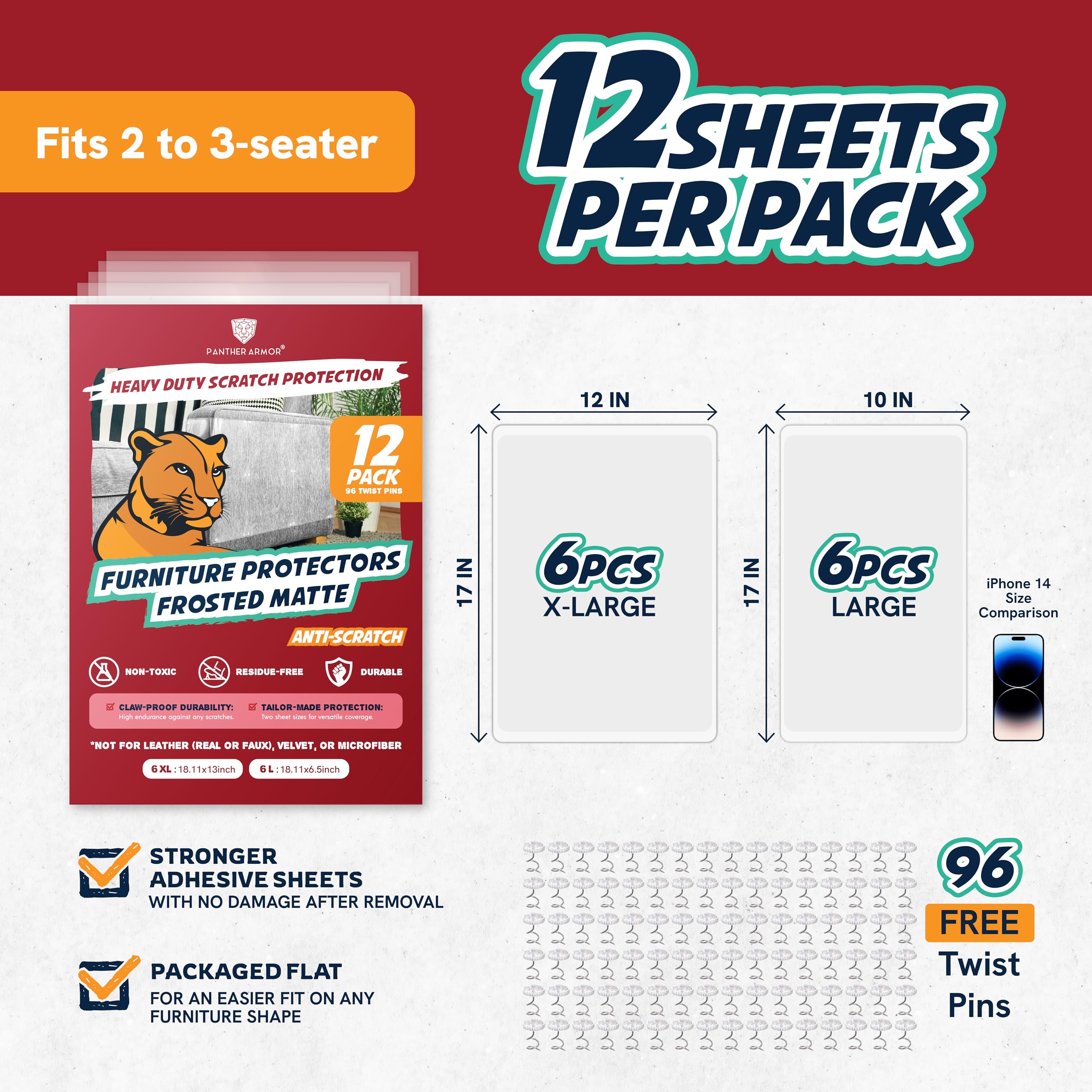 Kit completo Panther Armor, protección para muebles en casa
