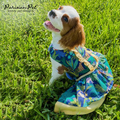 Falda suave y fluida de Parisian Pet Amazonia, libertad de movimiento diaria.