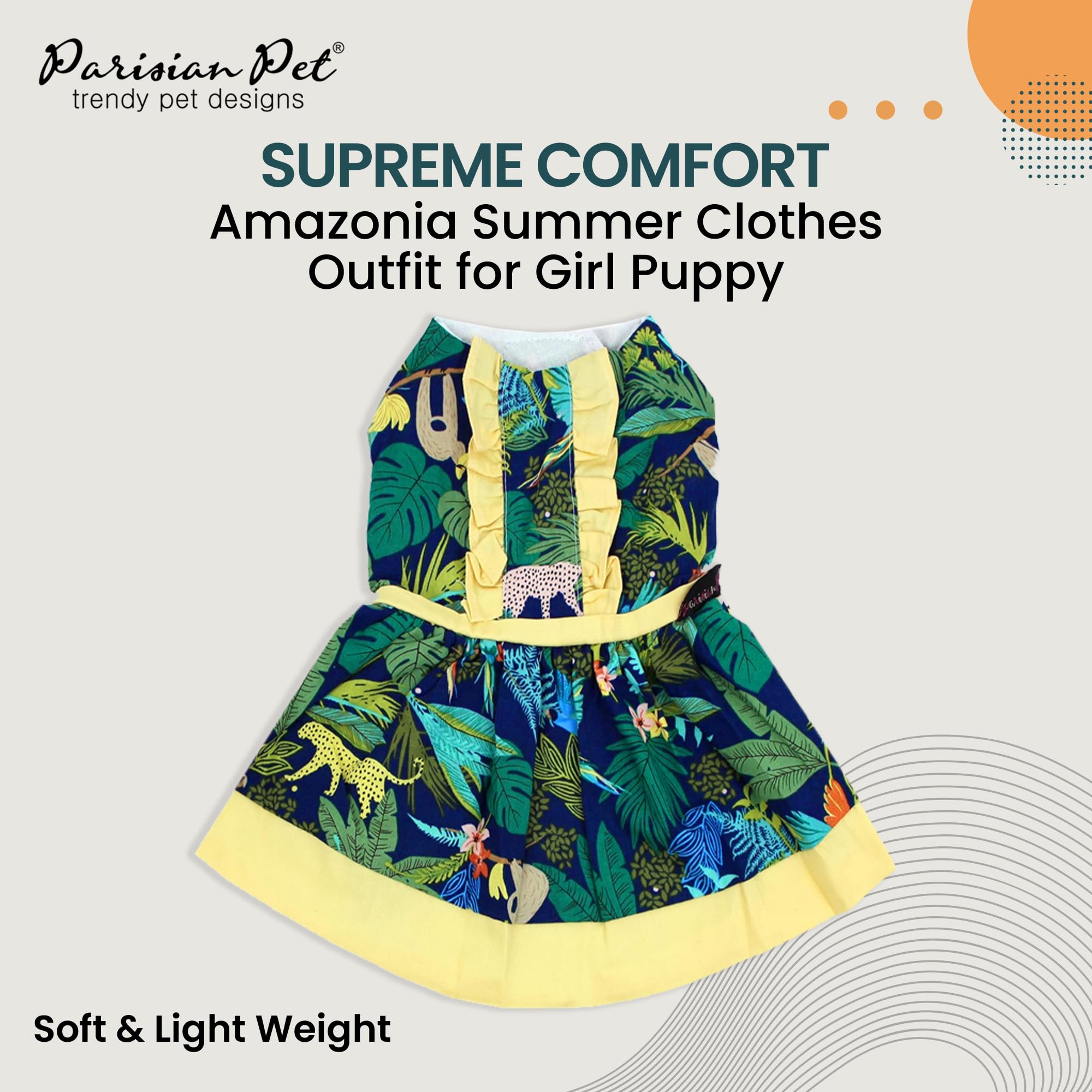 Detalle del tejido ligero de Parisian Pet Amazonia, comodidad para caminatas largas.