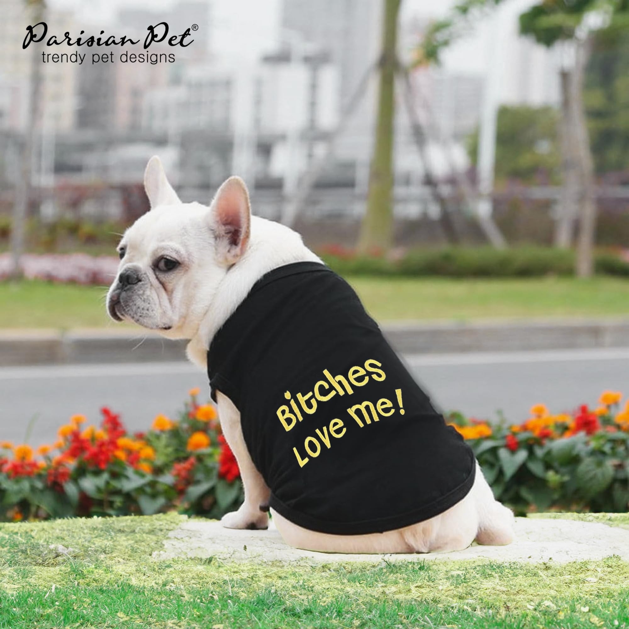 Camiseta para perro lavable a máquina con colores que no se desvanecen.