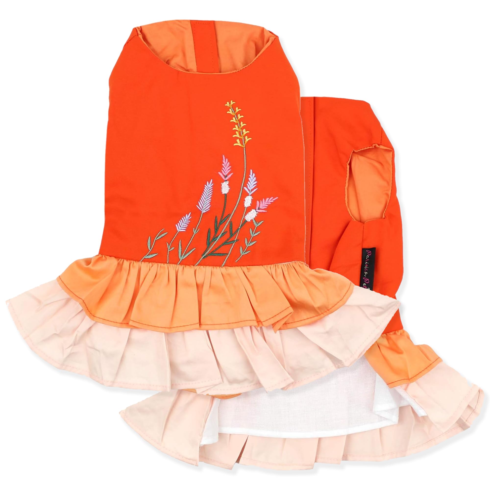 Vestido Parisian Pet para perro grande, verano, cómodo para paseos.