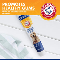 Pasta dental enzimática Arm & Hammer para perros, sabor ternera, aliento más fresco