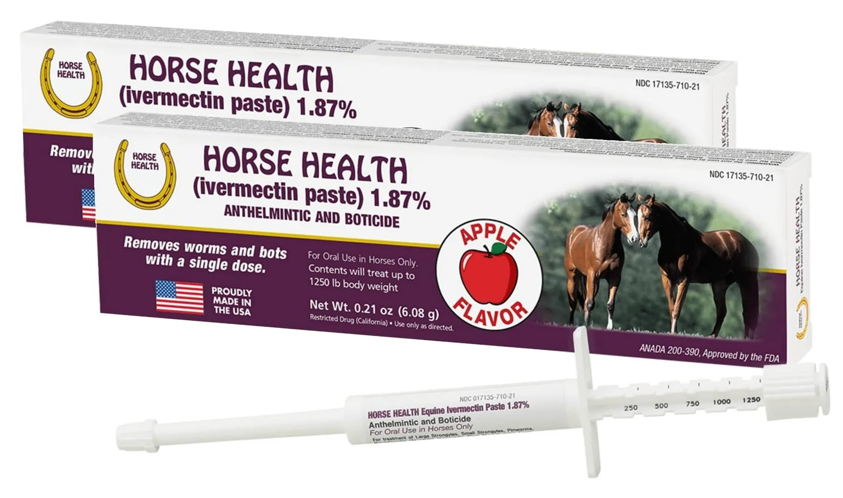 Pasta de ivermectina para caballos: aplicación oral fácil para parásitos