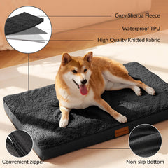 Funda removible de la cama Patas Lague, lista para lavado