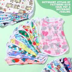 Paterr camiseta perro dibujos de animales, ideal para salidas