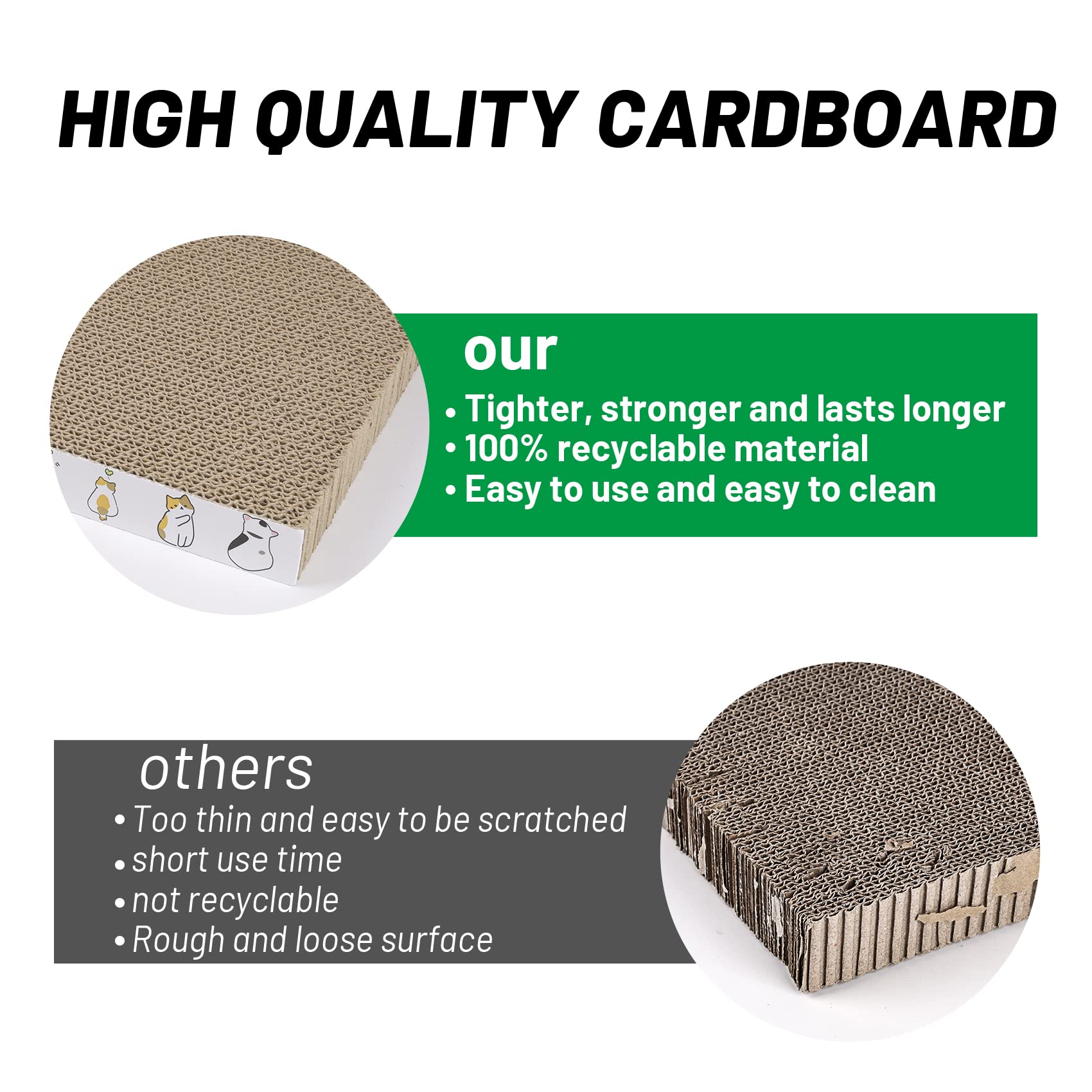 PatiencET rascador-gatos-carton-ideal-antimuebles, protege muebles y cuida las zarpas.