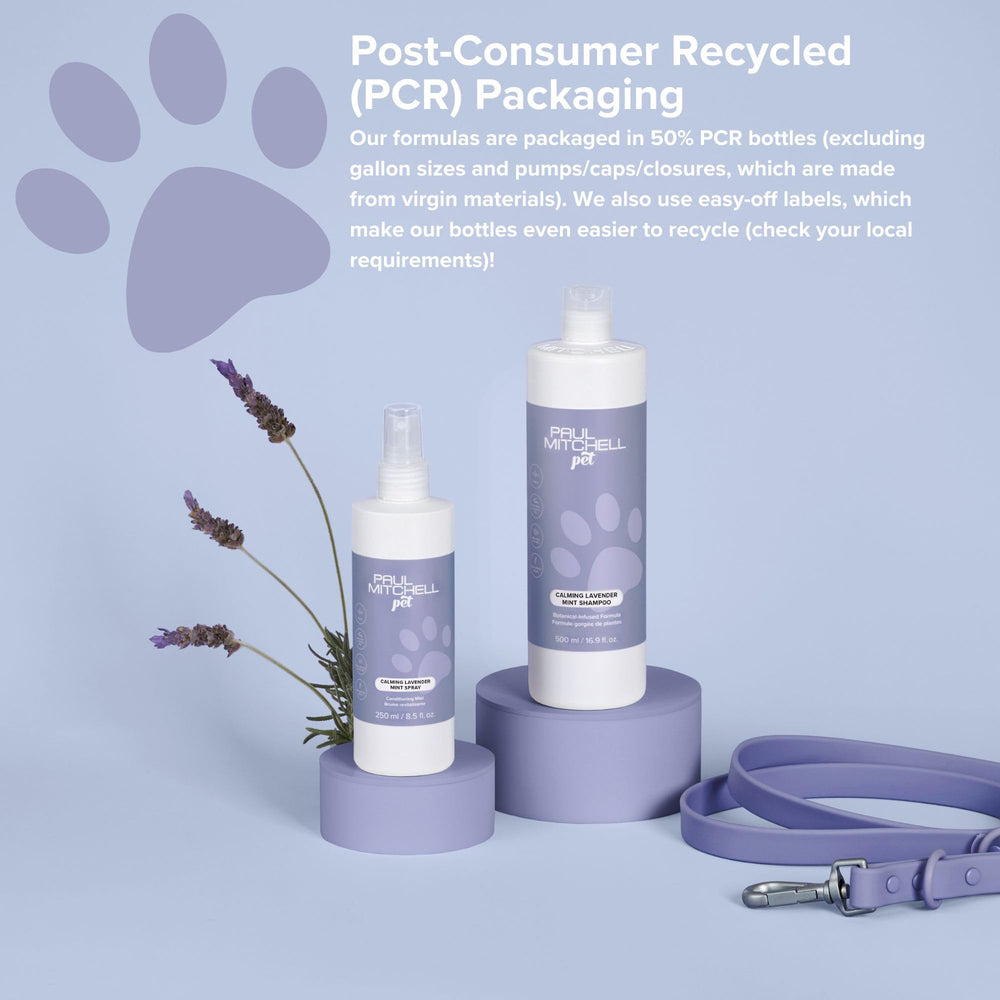 Paul Mitchell Pet Spray Aroma Lavanda Menta para una experiencia calmante.