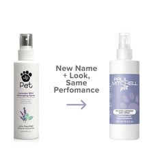 Paul Mitchell Pet Spray Vitamina B5 acondiciona y reduce la estática.