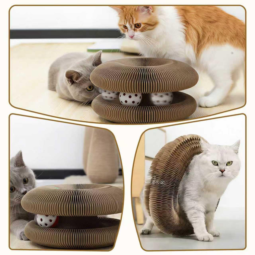 PAUSZUQ Regalo-amantes-gatos: ideal para amantes de felinos, combina juego y descanso
