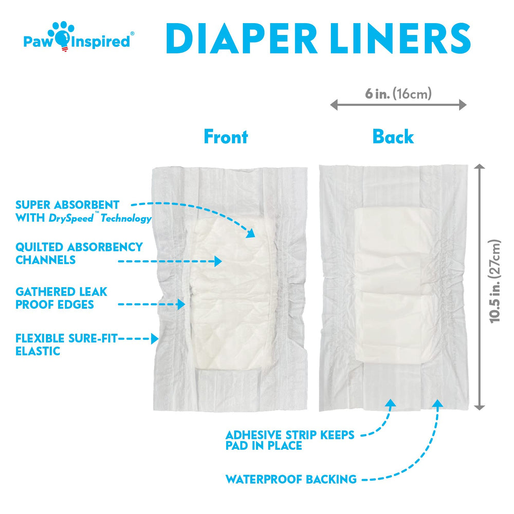 Paw Inspired: almohadillas con borde impermeable para evitar fugas.