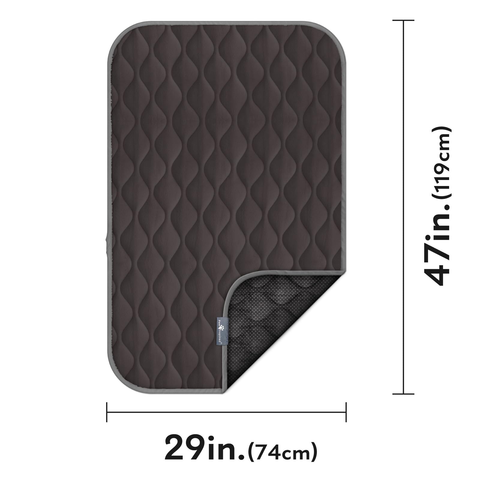 Paw Inspired base impermeable jaula gris: protege el suelo y mantiene la jaula seca.