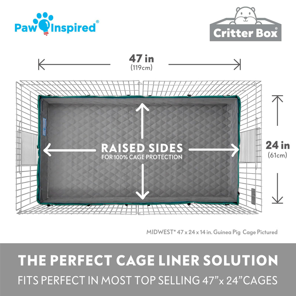 Paw Inspired Critter Box Liner absorcion rapida mantiene a la mascota seca