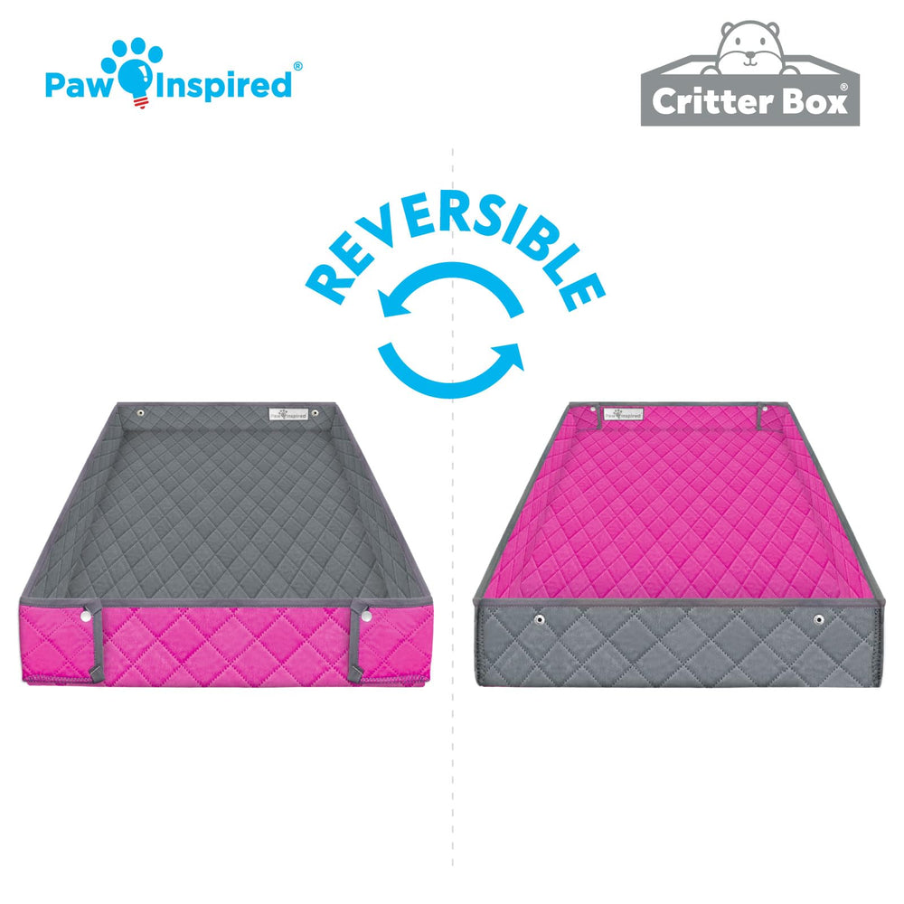 Paw Inspired Critter Box Liner lavable a máquina facilita la limpieza