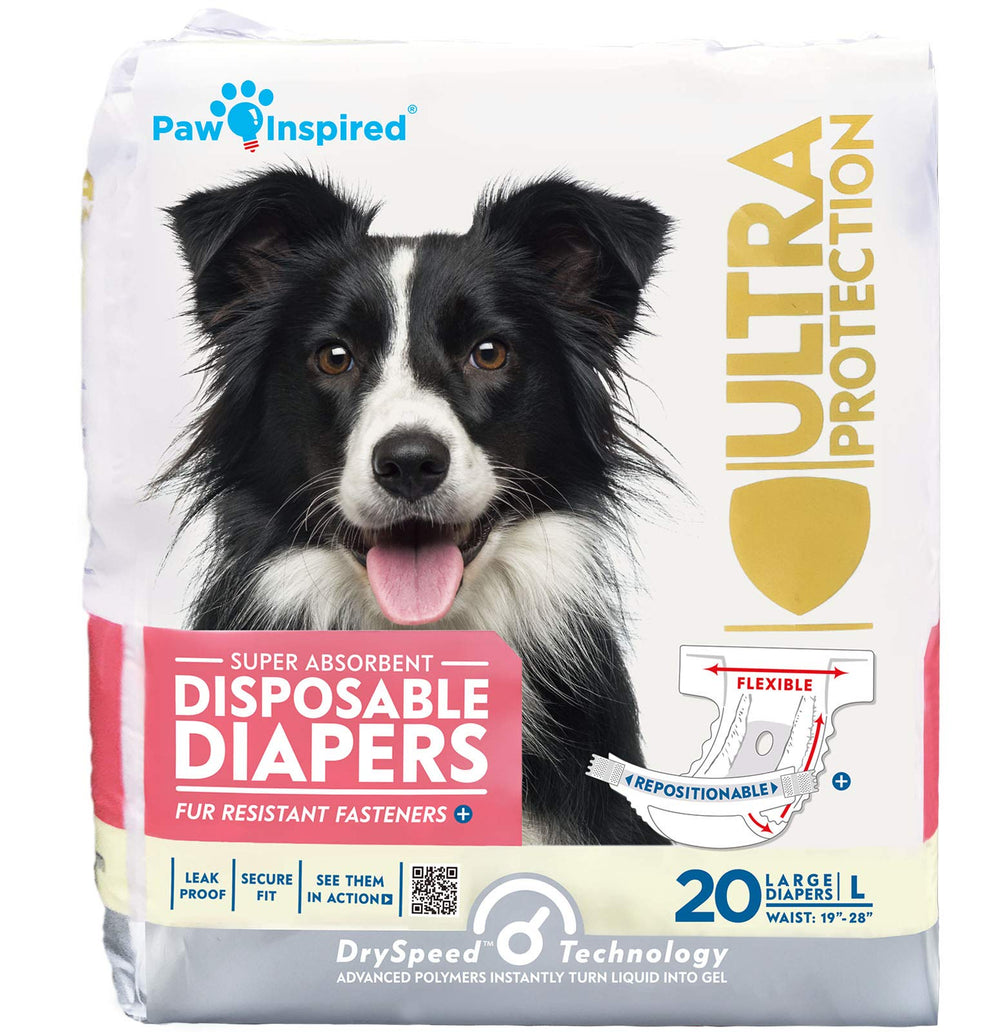 Paw Inspired: pañales para perros con ajuste cómodo y protección contra fugas.