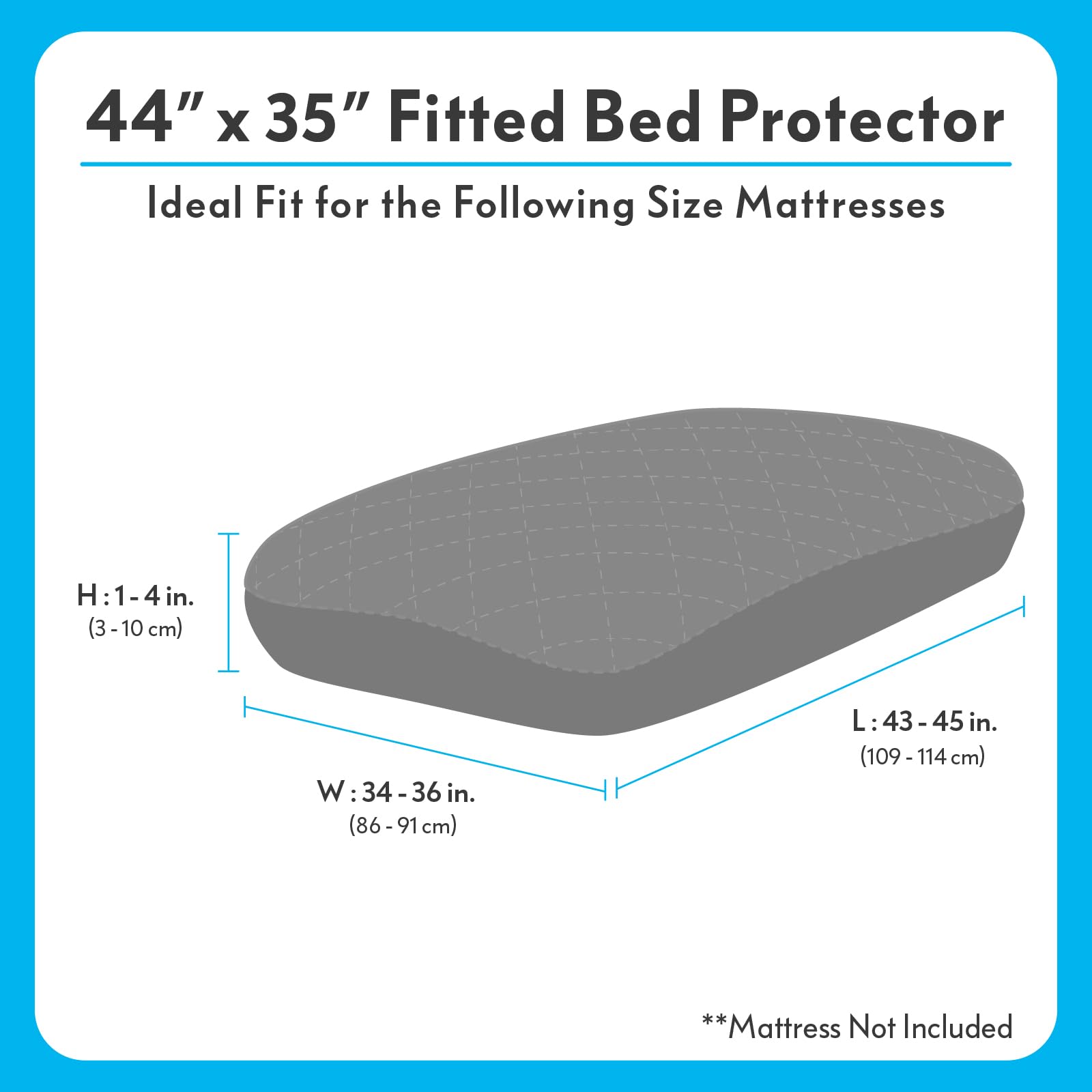 Paw Inspired protector cama perro lavable a máquina para limpieza rápida.