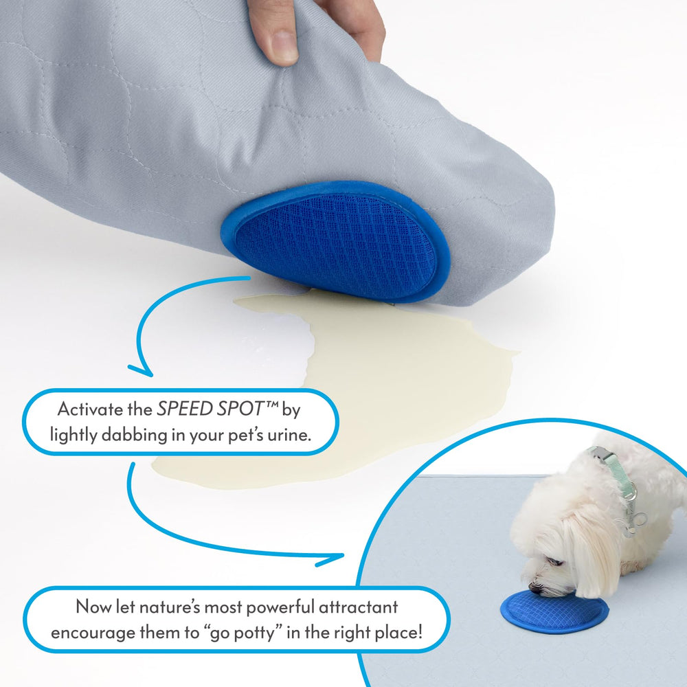 Paw Inspired Speed Spot base antideslizante mantiene estable la alfombrilla.