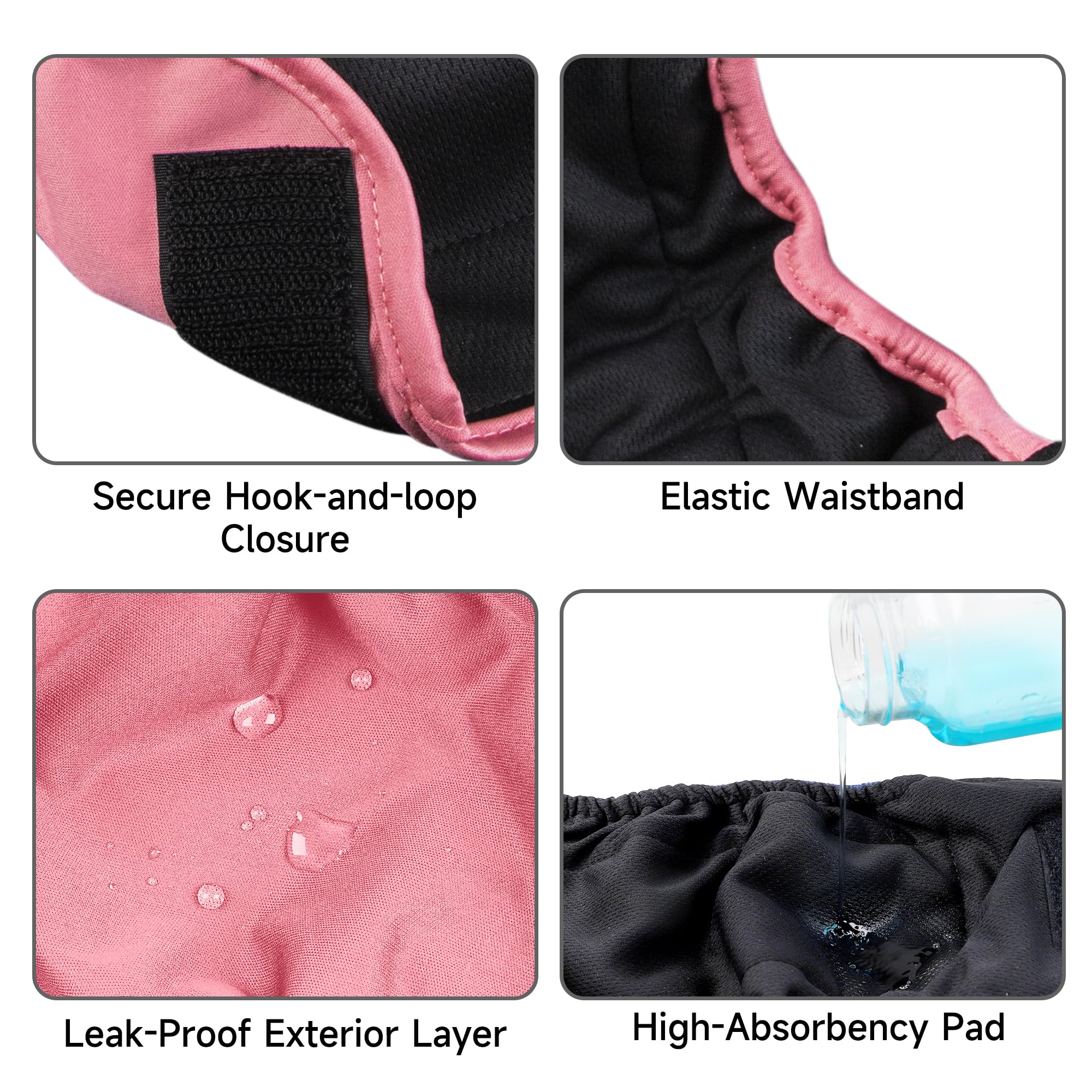 Paw Legend capa externa impermeable mantiene a la perra seca y limpia.