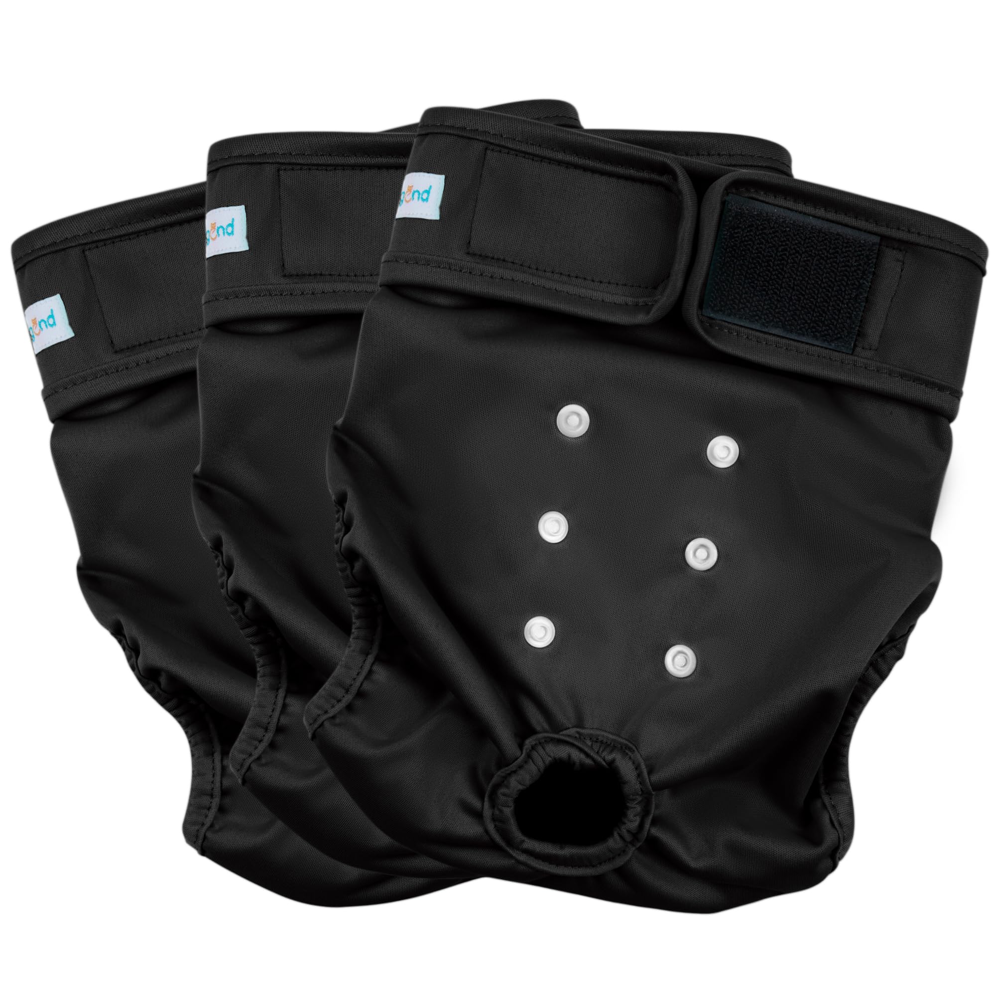 Paw Legend panales para perro hembra talla grande, paquete de 3, ajuste cómodo.