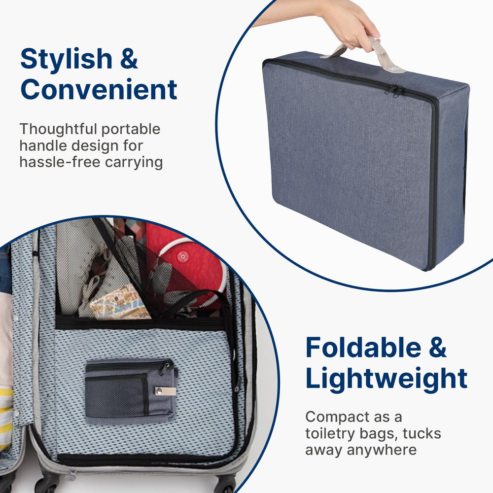 Kit incluido: pala, cuenco plegable y bolsa suave para viajar.