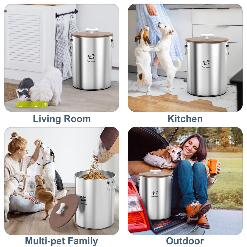 Paw Libero capacidad de 25 lb ideal para familias numerosas.