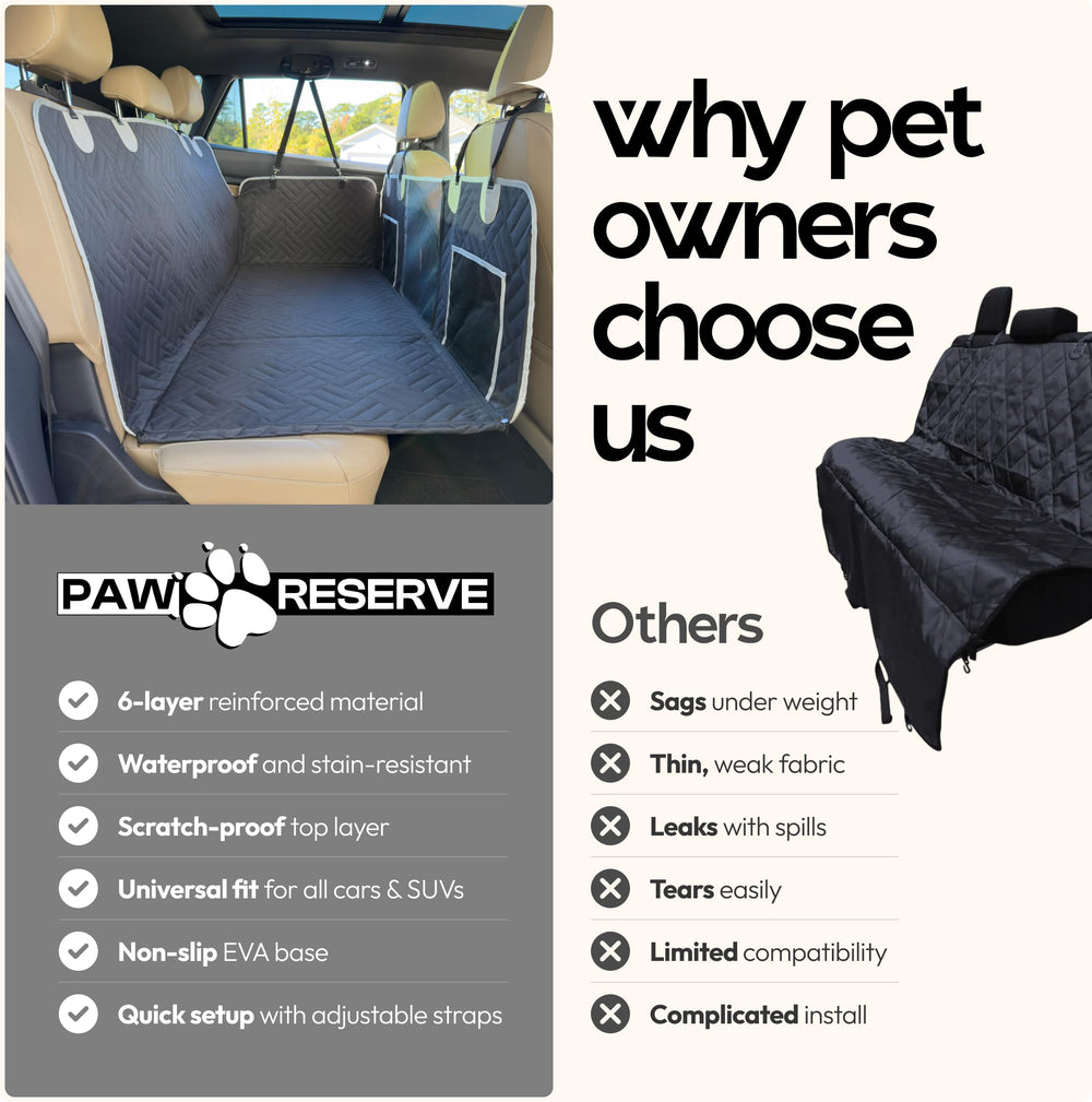 Bolsillos integrados para juguetes y accesorios de viaje Paw Reserve