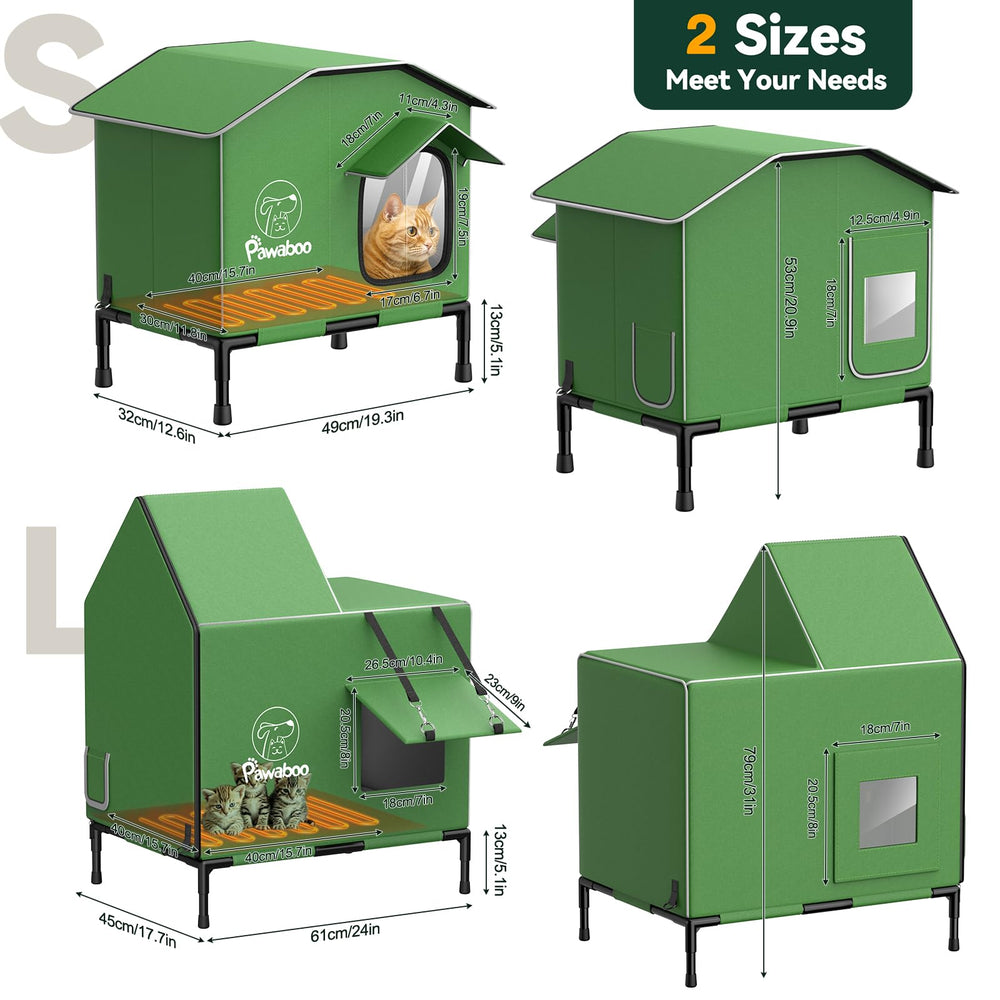 Pawaboo interior espacioso 61x45x79 cm para descansar